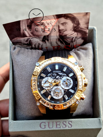 GUESS 46mm Multifunction Stainless Steel Watch GW0333G2